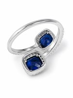 Anello Vidali Gioielli Donna in Argento Topazio blu ANAR-55-34 - ANAR-55-34
